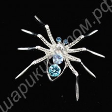 Брошь Stylish Spider Rhinestone